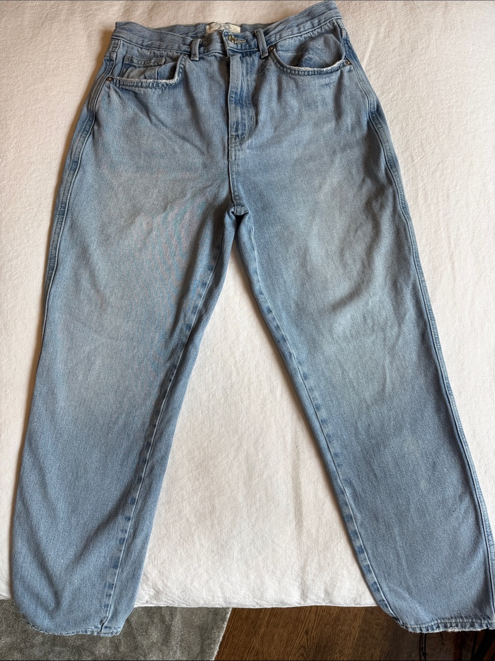 We The Free Light Blue Straight Leg Jeans